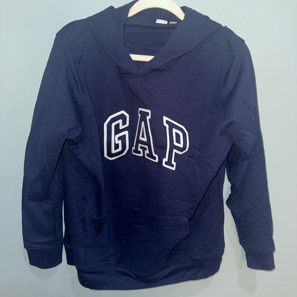 Gap Letter navy women's sweatshirt with pocket - Picture 3 of 10